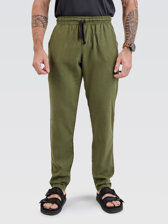 Calça Linho Verde