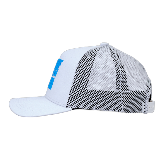 Boné itals Respeite minha História Branco e Azul