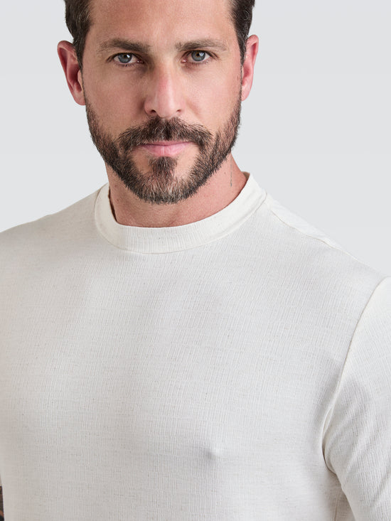 Camiseta Lino Vicenza Off-White