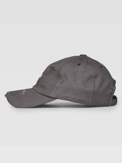 Boné Dad Hat Destroyed Cinza