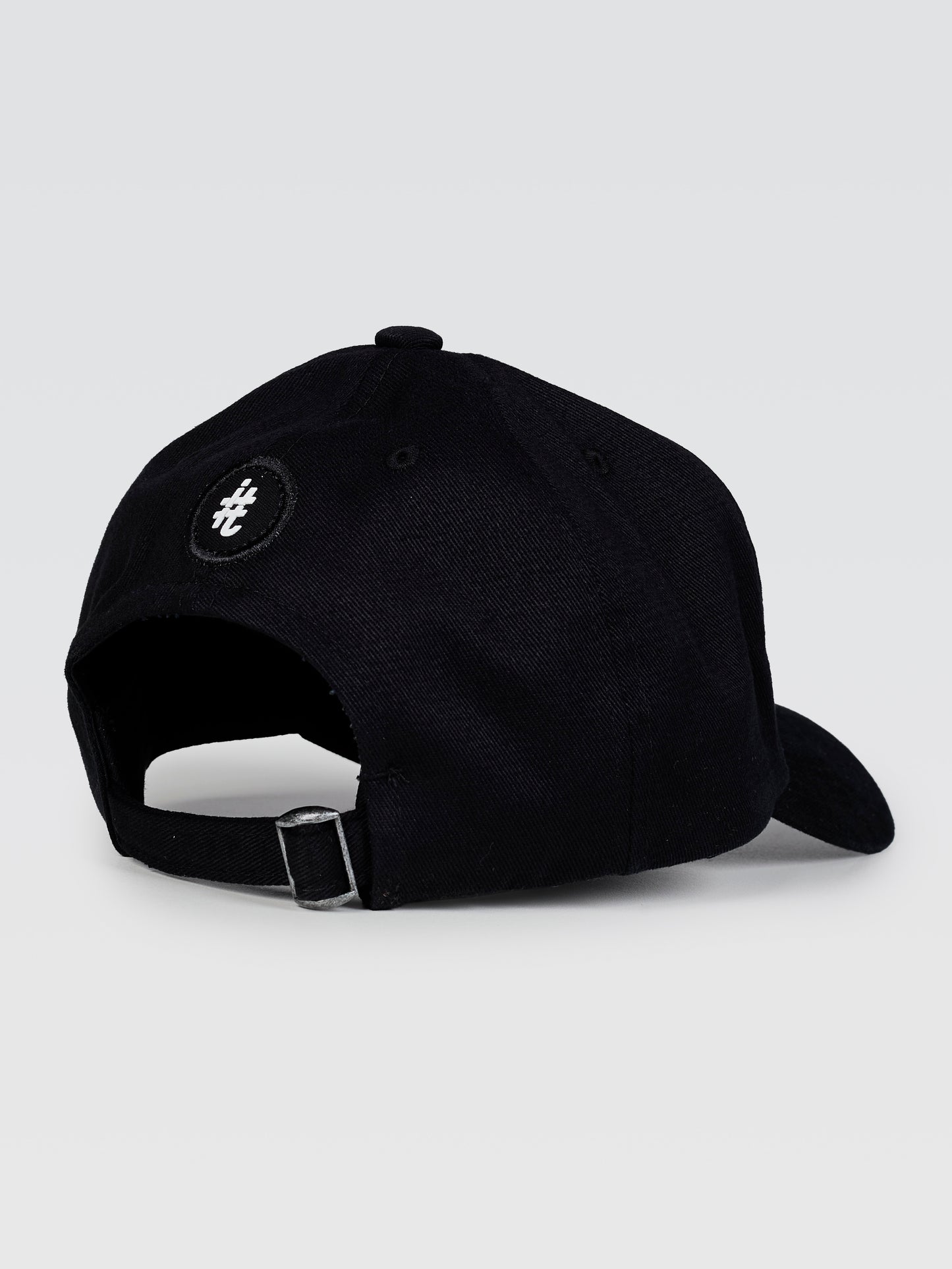 Boné Dad Hat Preto Logo Branco