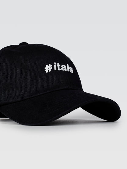 Boné Dad Hat Preto Logo Branco