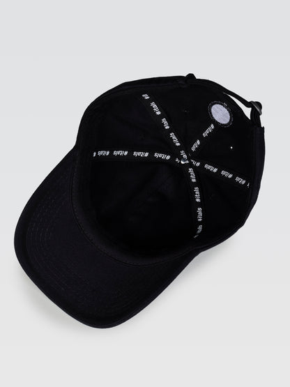 Boné Dad Hat Preto Logo Branco