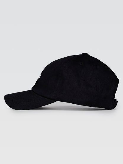 Boné Dad Hat Preto Logo Branco