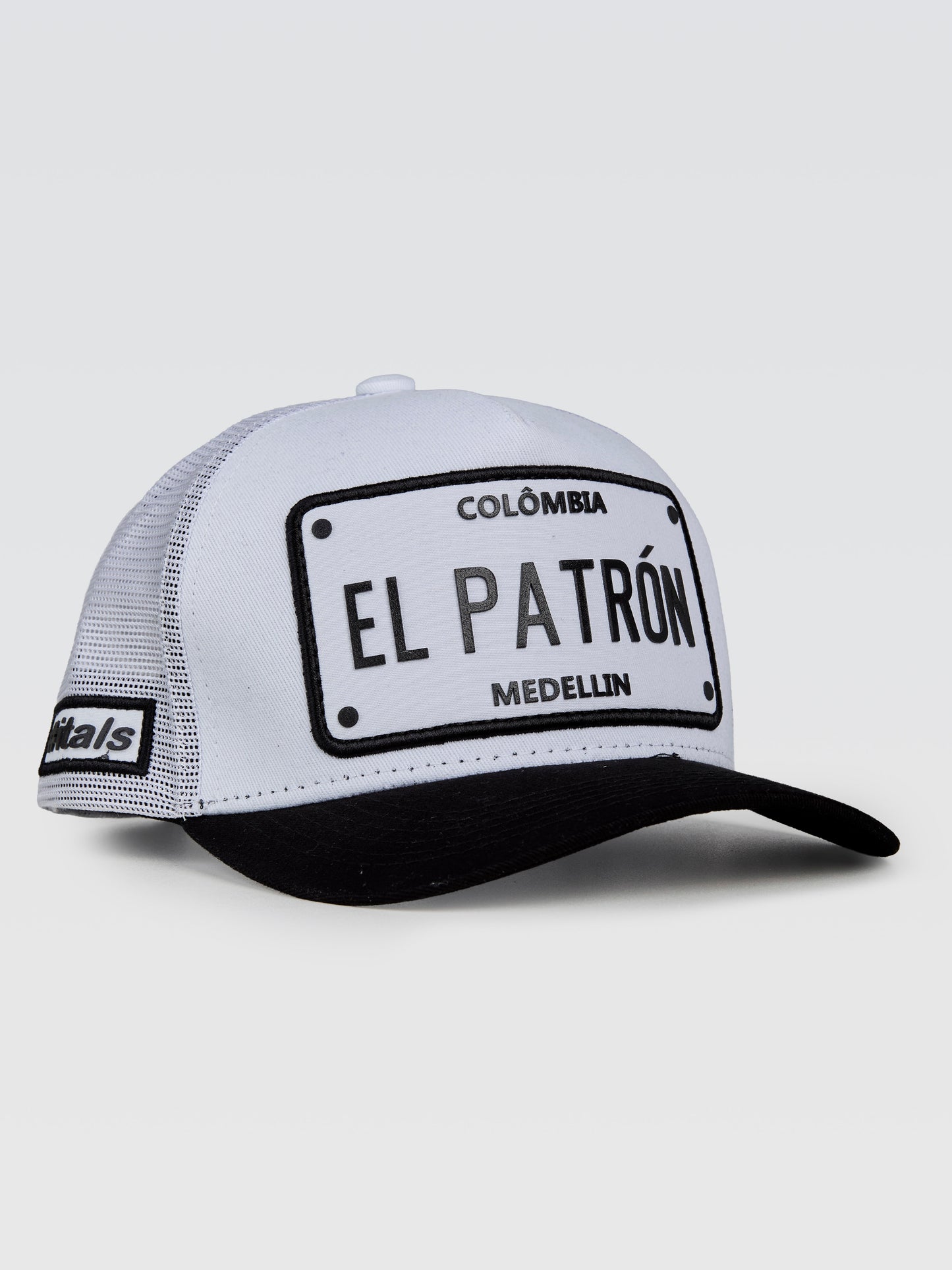 Boné El Patrón Branco Aba Preto