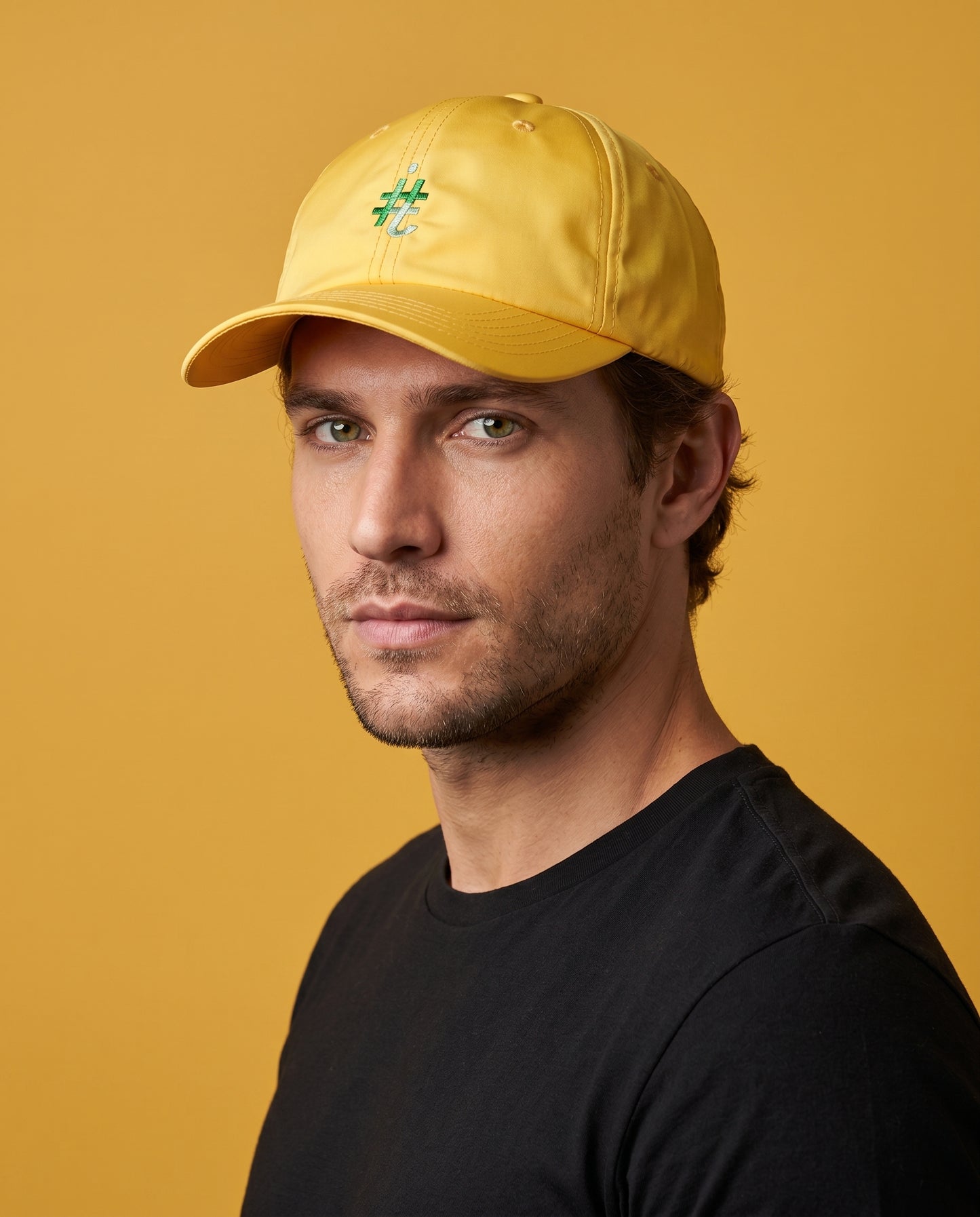 Boné Dad Hat #itals Brasão Brasil Amarelo