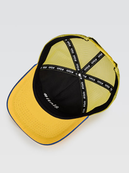 Boné Trucker #itals Vintage Brasil Amarelo