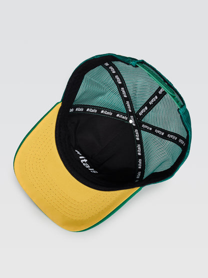 Boné Trucker #itals Vintage Brasil Verde
