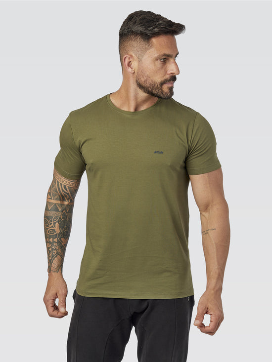 Camiseta Básica Musgo Logo Musgo