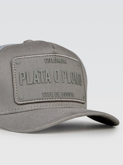 Boné Plata o Plomo Cimento