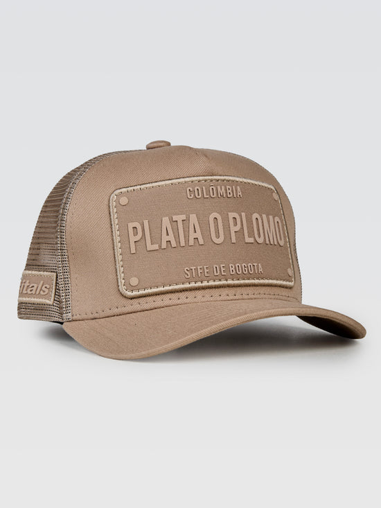 Boné Plata o Plomo Nude
