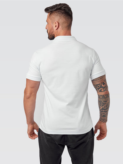 Camisa Polo Itals Branco Brasão Black