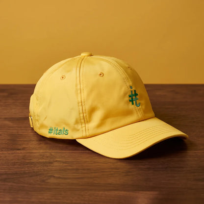 Boné Dad Hat #itals Brasão Brasil Amarelo