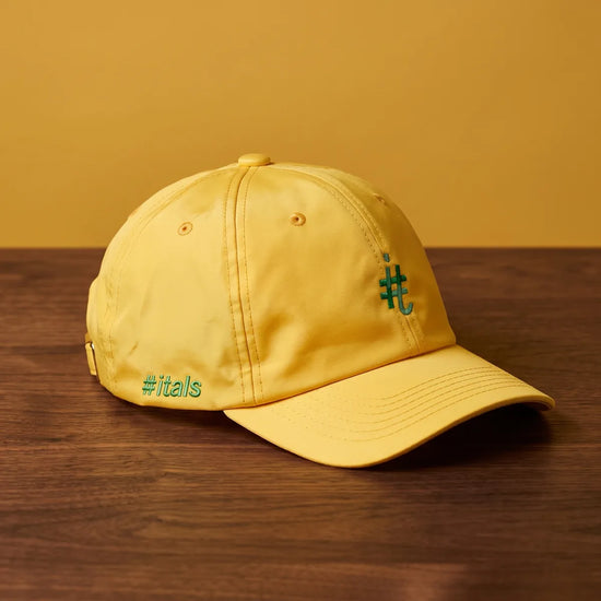 Boné Dad Hat #itals Brasão Brasil Amarelo