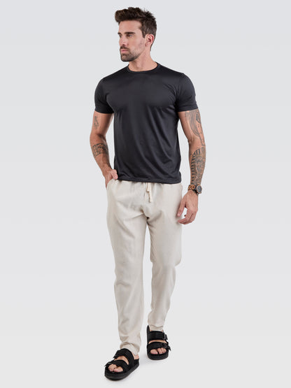 Calça Linho Palha