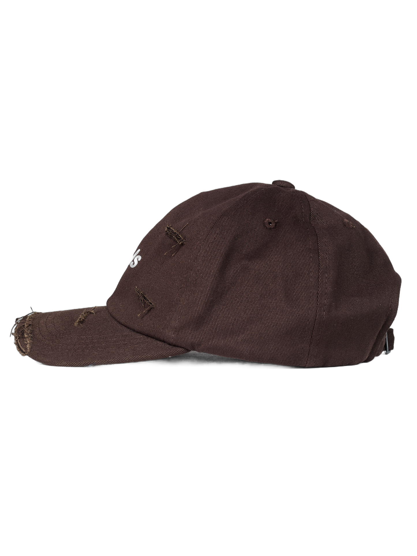 Boné Dad Hat Marrom Destroyed