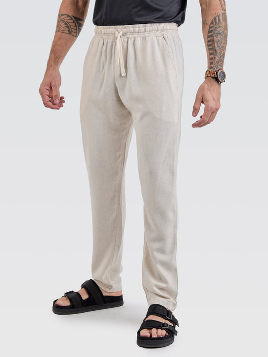 Calça Linho Palha