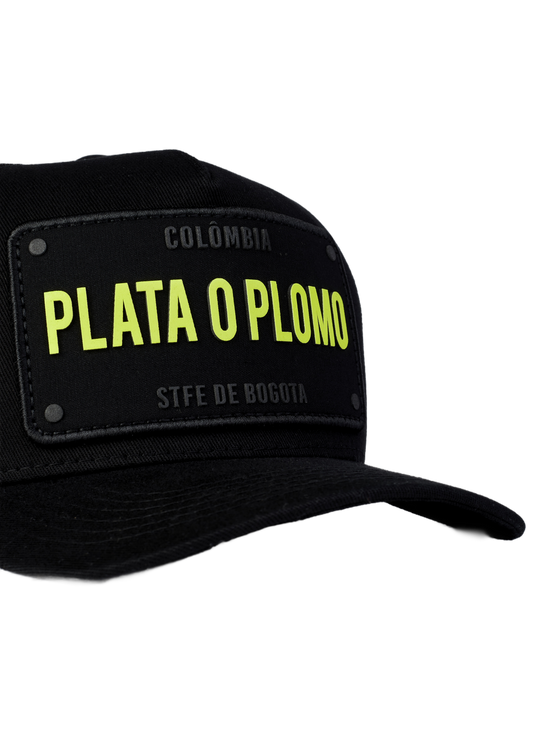 Boné Plata o Plomo Neon Amarelo