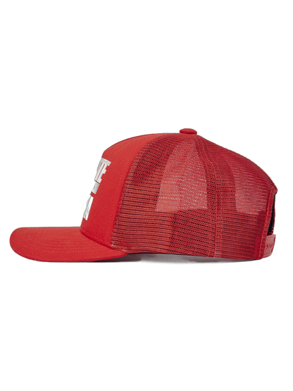 Boné itals Respeite Minha História Vermelho