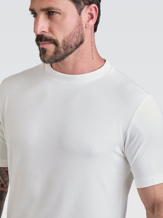 Camiseta Textura Matrix Branco