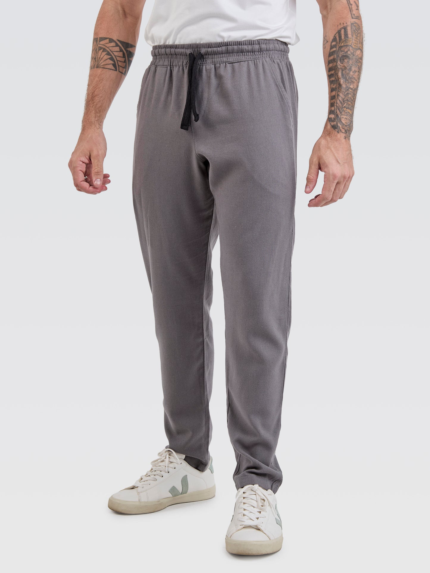Calça Linho Cinza