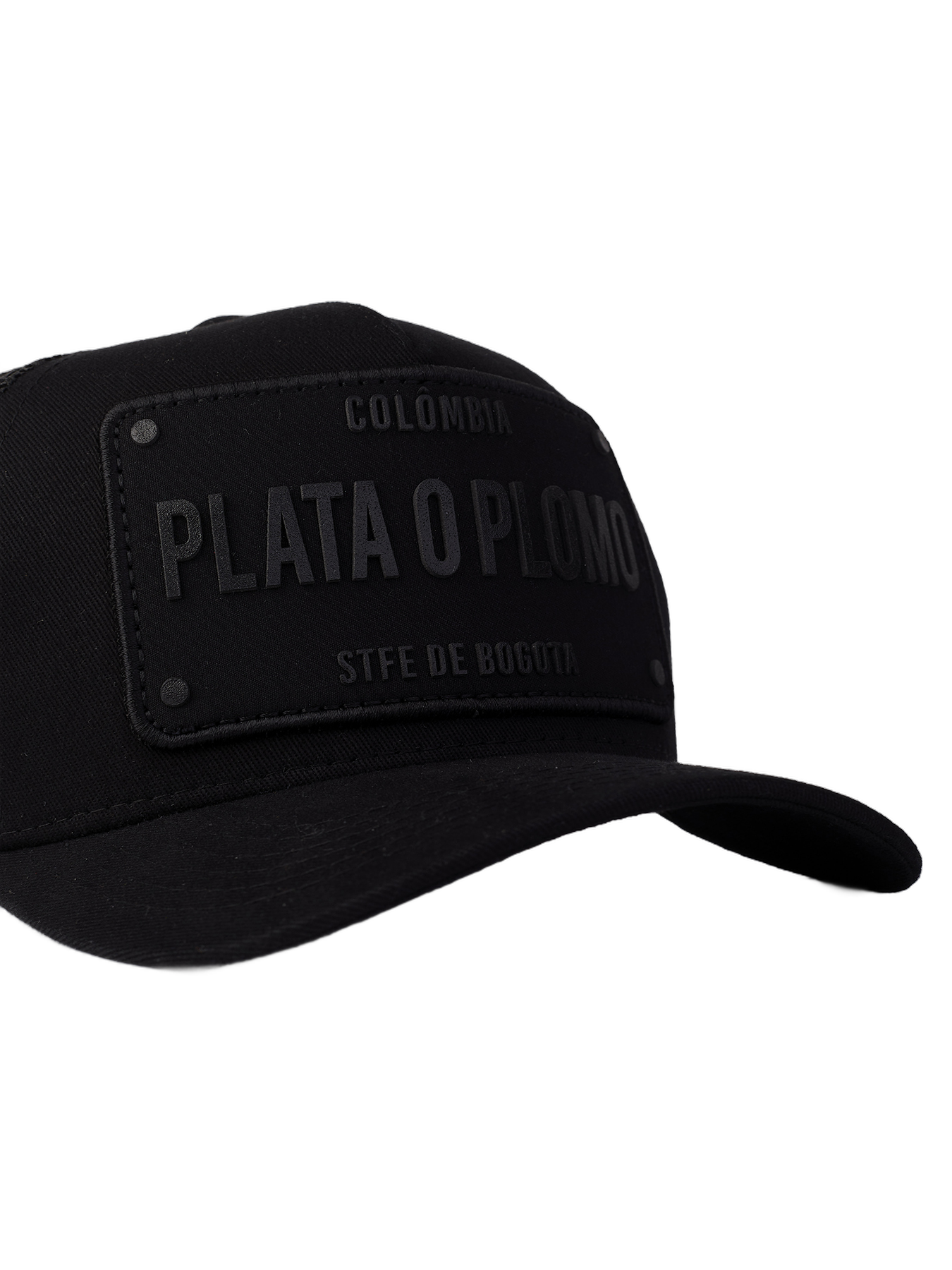 Boné Plata o Plomo Preto