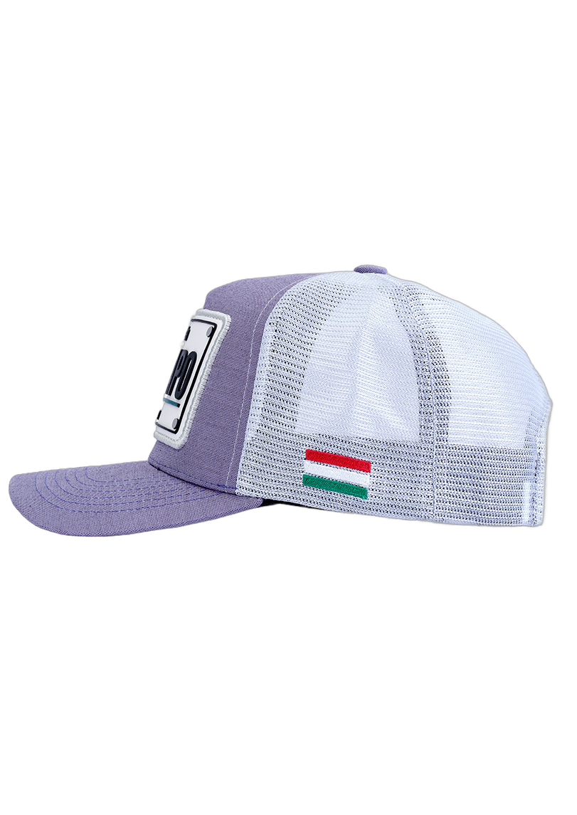 Boné itals El Chapo Lilas