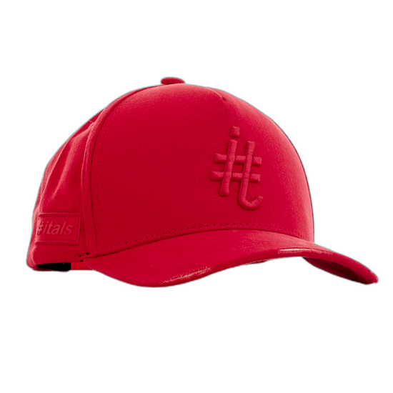 Boné itals Brasão Red Destroyed
