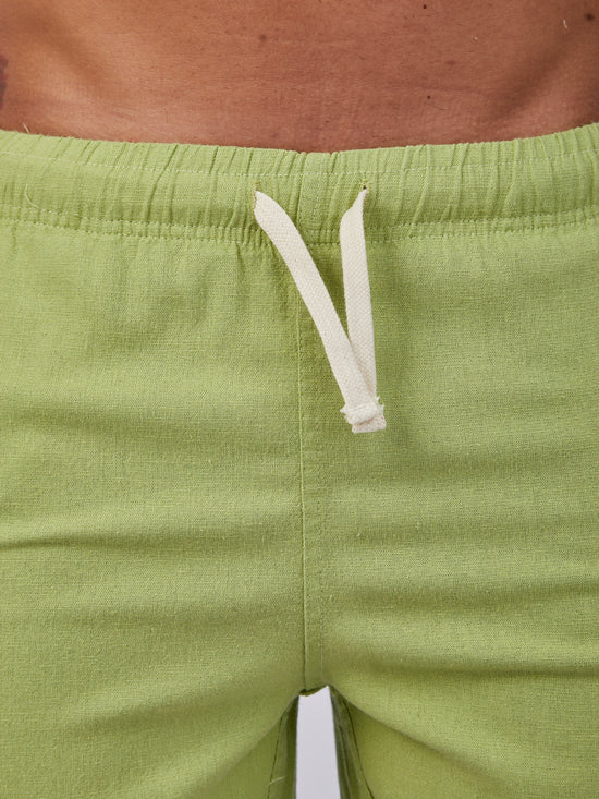 Short Linho Verde