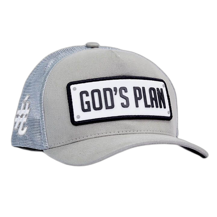 Boné itals Gods Plan Cinza