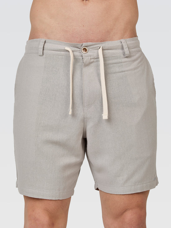 Short Alfaiataria Cinza